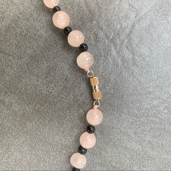 Light Pink Agate Necklace - Picture 3 of 5